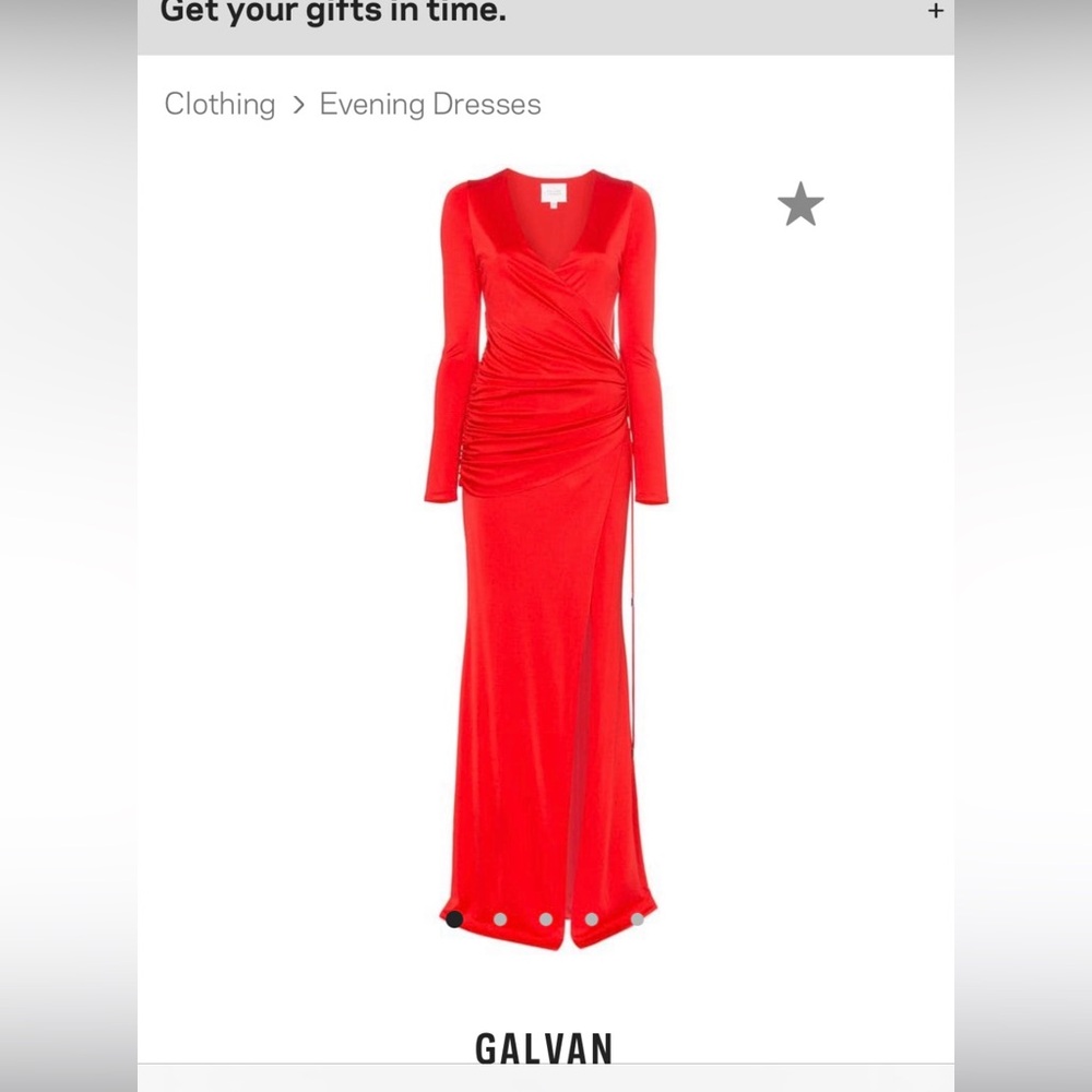 Galvan London Allegra gown